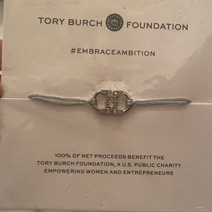 New Tory Burch Foundation Embrace Ambition Pave bracelet